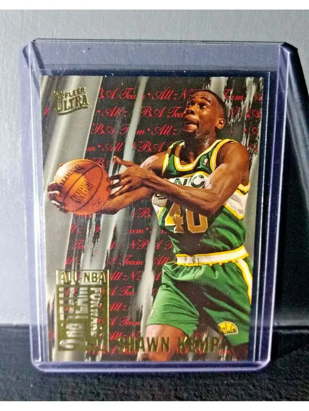 1995-96 Shawn Kemp Fleer Ultra All-NBA Team #7 Basketball Card
